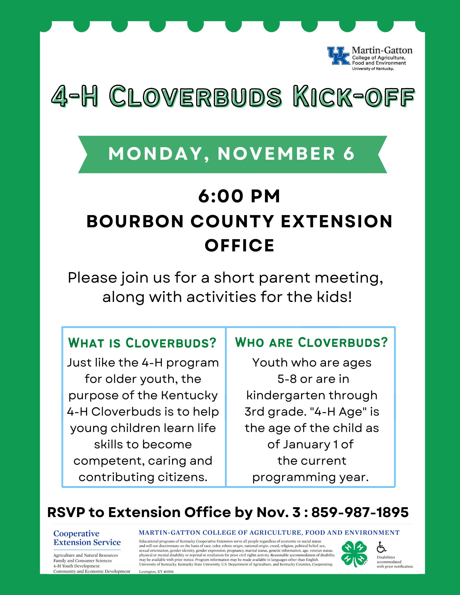 Cloverbud Kickoff 2023